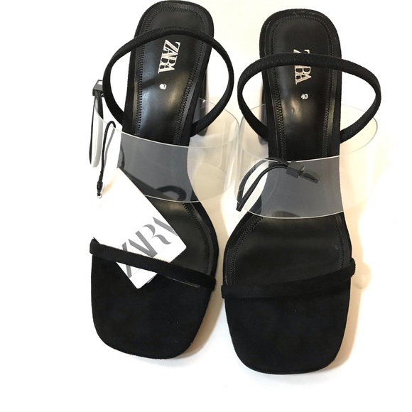 ZARA TORTOISESHELL METHACRYLATE HEELED - Picture 7 of 8